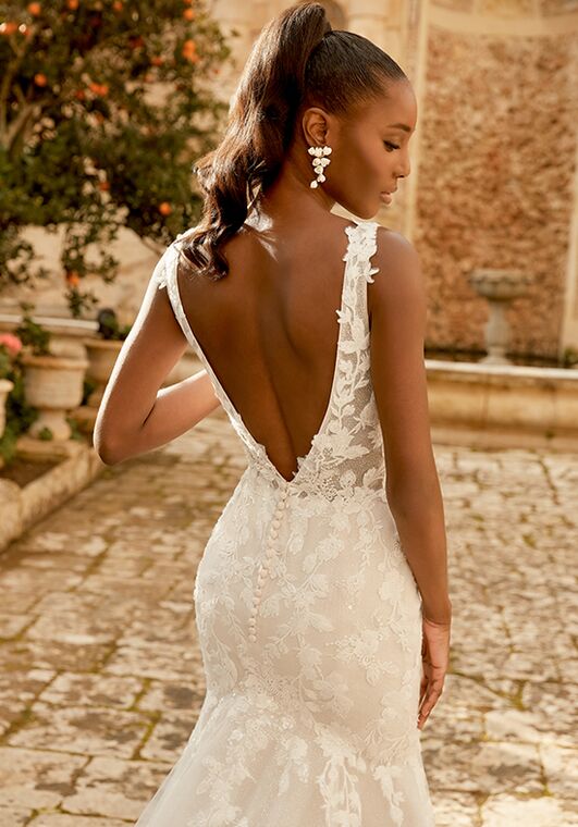 Sincerity Bridal 44491 Mermaid and Trumpet Wedding Dress - 3