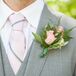 Blush Pink Rose Boutonniere