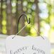 DIY Rustic Ceremony Sign