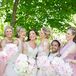 Blush Mismatched Bridesmaid Dresses