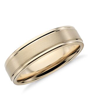 Blue Nile 601036Y14 Gold Wedding Ring