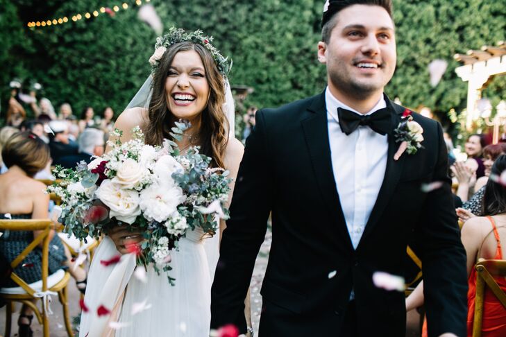Emily Hinn (21 and a student) and William Hinn (23 and an event director) were dreaming of a romantic garden party with vintage details, and the charm