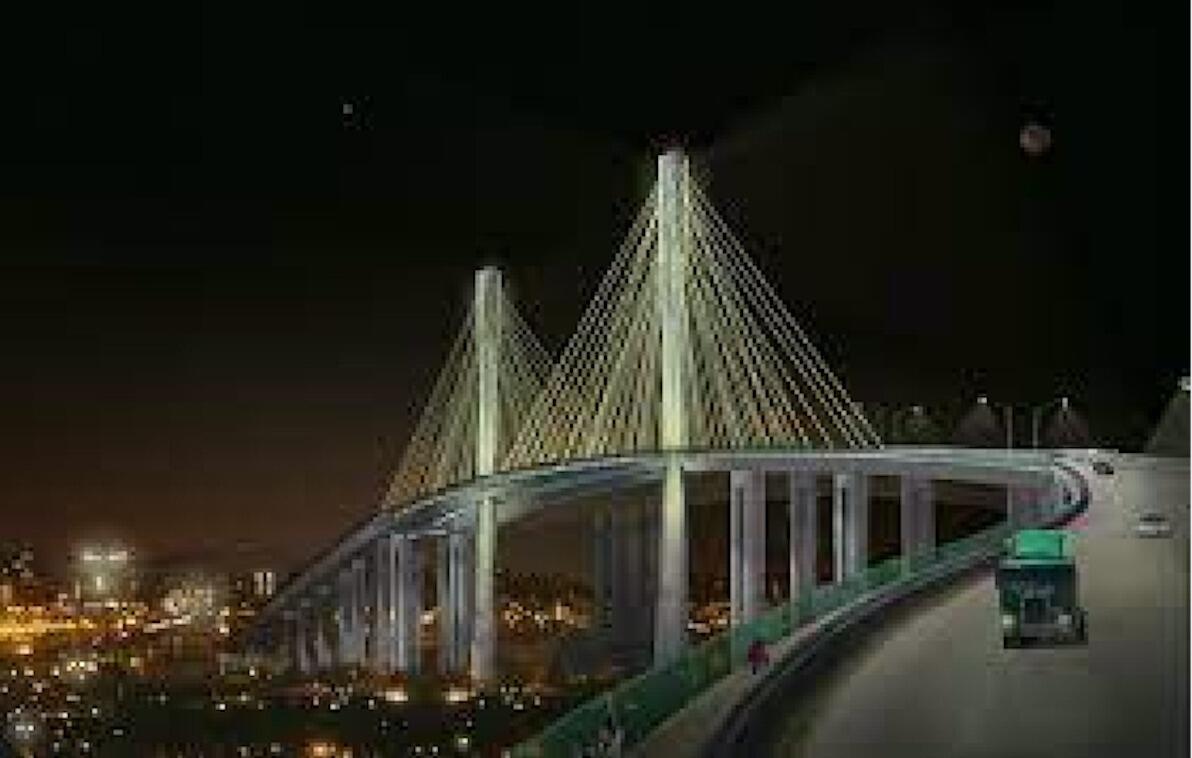 Picture of Gerald Desmond Bridge and Vincent Thomas Bridge
