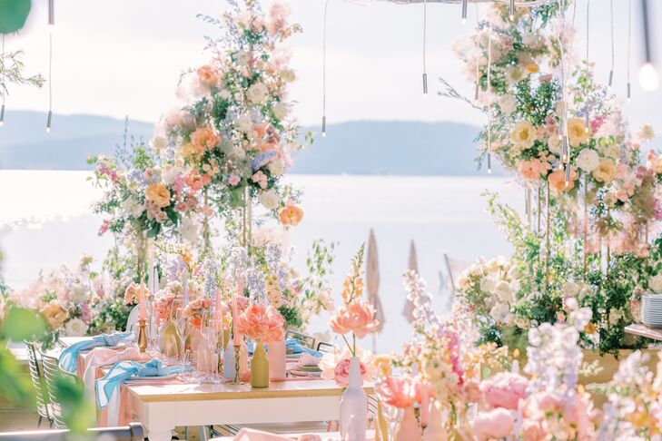 Waterfront Wedding Reception in Vourvourou, Greece