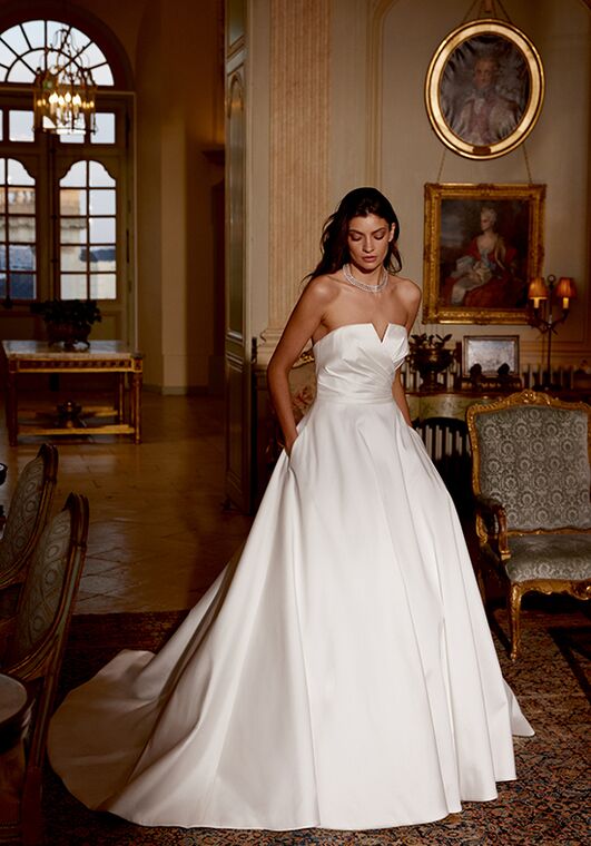Justin Alexander Jones A-Line Wedding Dress - 3