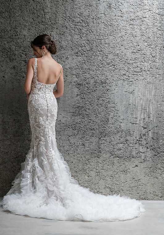 Allure Couture C690 Mermaid and Trumpet Wedding Dress - 4