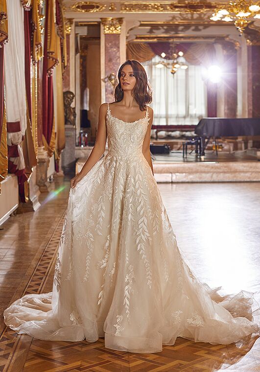 Moonlight Couture H1477 A-Line Wedding Dress - 3