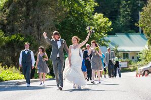 Bride and Groom Recessional To Reception