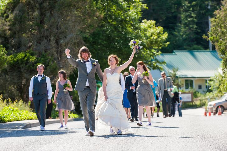 Bride and Groom Recessional To Reception