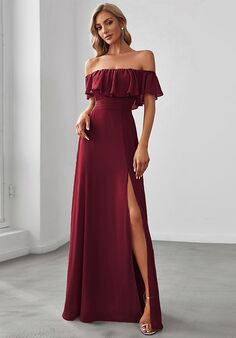 Ever-Pretty ES00969 Off the Shoulder Bridesmaid Dress