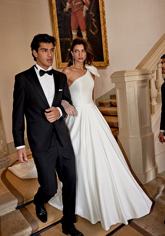Justin Alexander Jacqueline A-Line Wedding Dress - 2