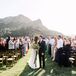 Bride and Groom Recess after Outdoor Ceremony