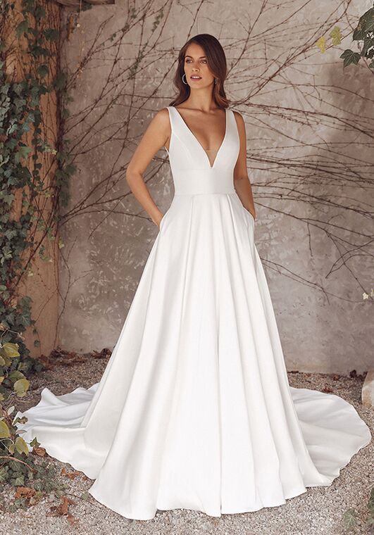 Justin Alexander April A-Line Wedding Dress - 2