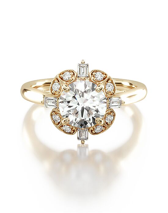 James Allen Round Cut Engagement Ring - 1