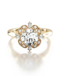 James Allen Round Cut Engagement Ring