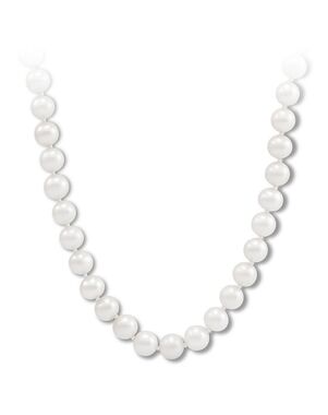 Kay Jewelers Cultured Pearl Necklace 10K Yellow Gold Wedding Necklace photo
