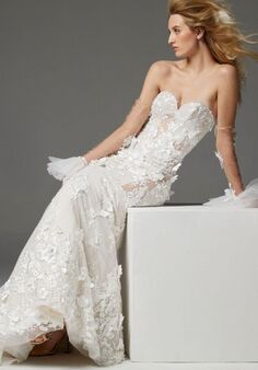 INES DI SANTO Spring 2023 - Reine Trumpet Wedding Dress