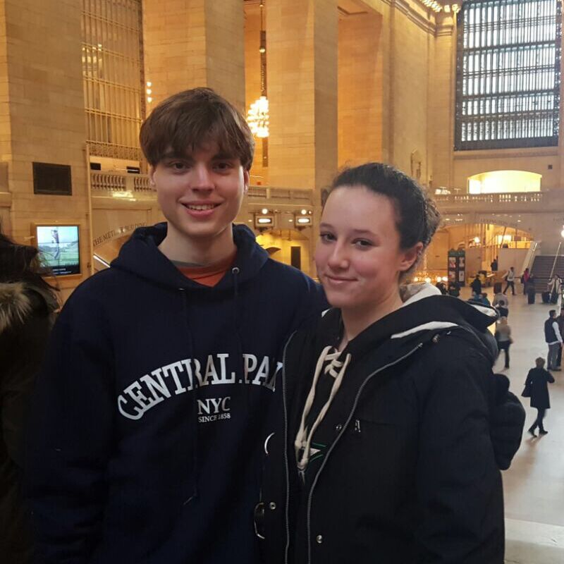 Picture of First Time Meeting in Person!