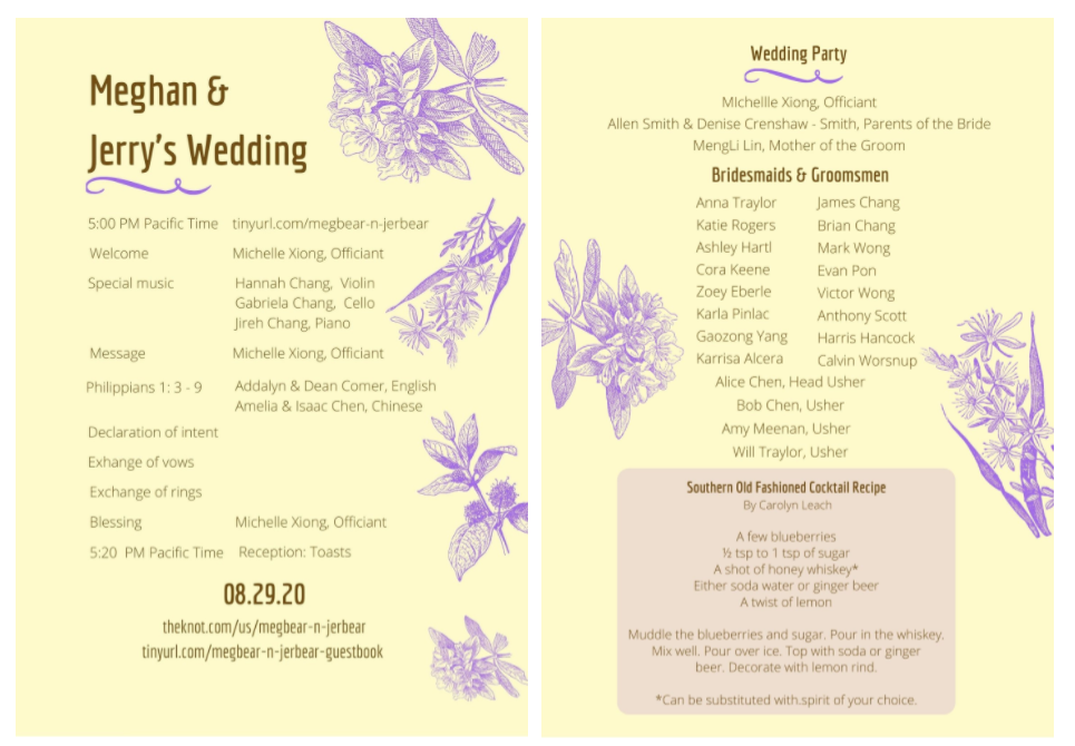 Picture of Ceremony & reception link!