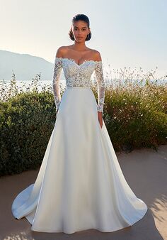 Demetrios 8121 A-Line Wedding Dress