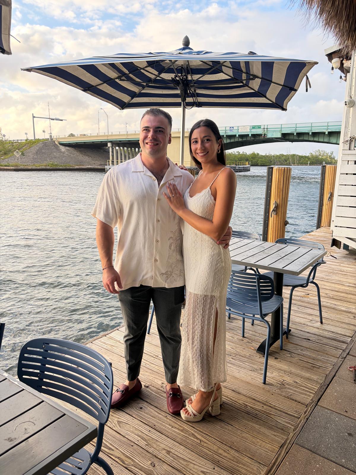 Celebrated our engagement with family and friends