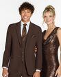 BLACKTIE METRO Chocolate Wedding Suit Brown Tuxedo - thumbnail - 3