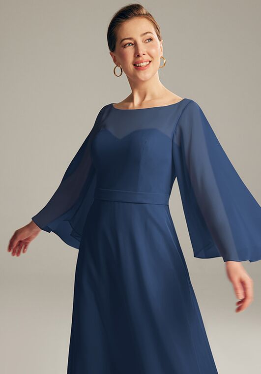 AW Bridal AW Verity Dress Blue Mother Of The Bride Dress - 3