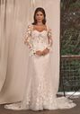 Lillian West 66292 Fit-and-Flare Wedding Dress - thumbnail - 4