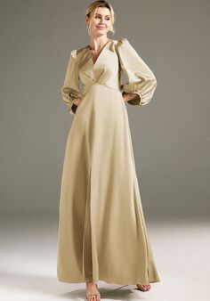AW Bridal AW ENERGICO DRESS V-Neck and Plunge Bridesmaid Dress