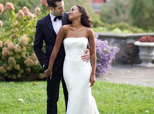 To celebrate their marriage, Tamara and Steve planned a romantic, flower-filled wedding in the Hudson Valley at Glynwood Farm in Cold Spring, New York