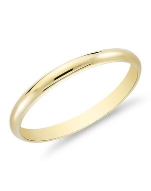 Blue Nile 601002Y Gold Wedding Ring