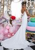INES DI SANTO Spring 2023 - Faiza Sheath Wedding Dress - thumbnail - 2