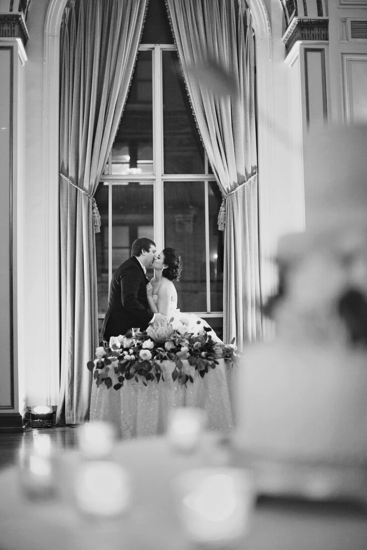 The best advice I can give is to remember what the wedding is really about, says Emily. As much as I obsessed and went overboard on the decorations, flowers, dresses and all of those material details, the only thing I remember about that day was how happy I was with my new husband.