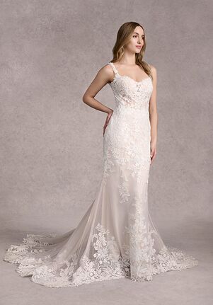 Adrianna Papell Platinum 31262L Sheath Wedding Dress