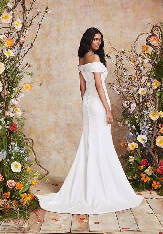 THEIA BLUSH Wedding Dress | The Knot