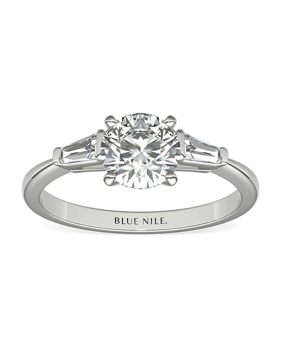 Blue Nile Round Cut Engagement Ring - 1