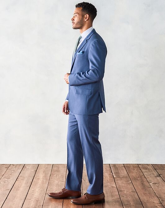 The Black Tux Marine Blue Suit Blue Tuxedo - 2