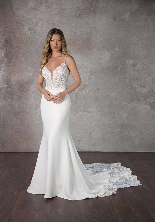 Essense of Australia D4181 Column Wedding Dress - 3