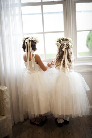 Flower Girls with Wreaths
