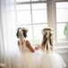 Flower Girls with Wreaths