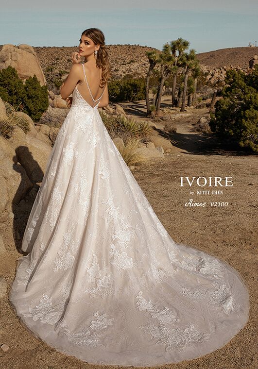 IVOIRE by KITTY CHEN AIMEE, V2100 A-Line Wedding Dress - 2