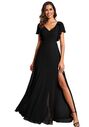 Ever-Pretty ES02080 V-Neck and Plunge Bridesmaid Dress - thumbnail - 1