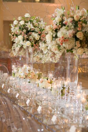 Tall, Lush Garden Centerpieces
