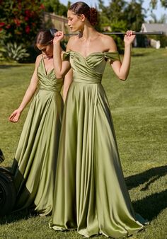 Ladivine 7493 Off the Shoulder Bridesmaid Dress