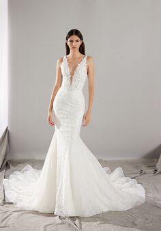 PRONOVIAS JESY Mermaid and Trumpet Wedding Dress