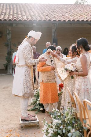Granthibandan Shawl Tying Hindu Wedding Ceremony Tradition