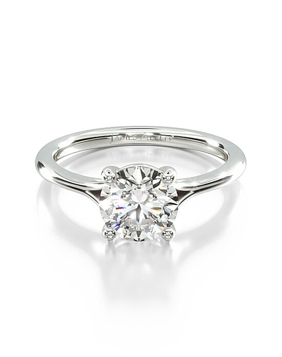 James Allen Round Cut Engagement Ring - 1