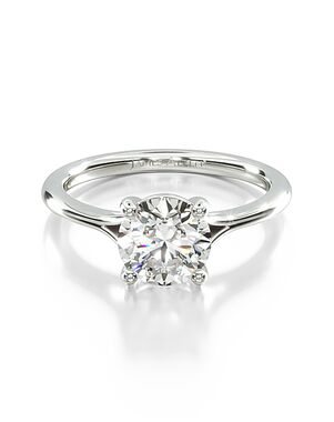 James Allen Round Cut Engagement Ring