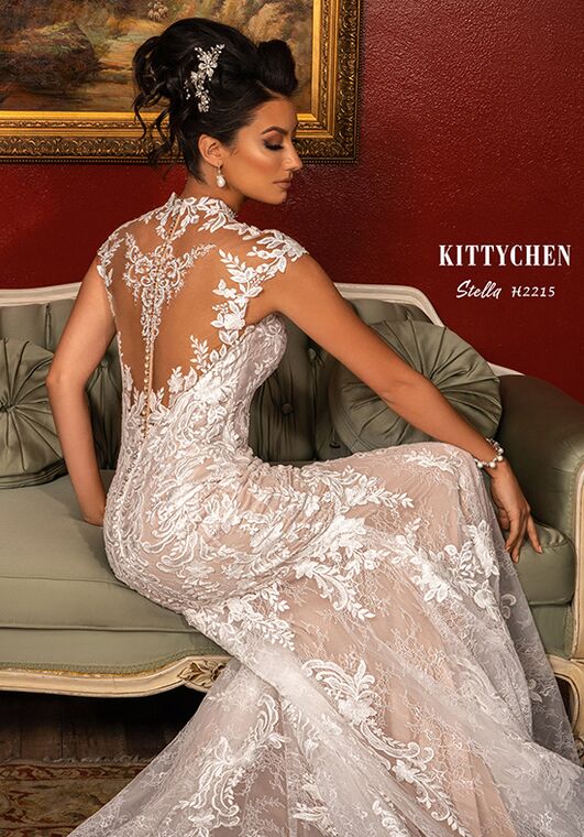 KITTY CHEN STELLA, H2215 Fit-and-Flare Wedding Dress - 2