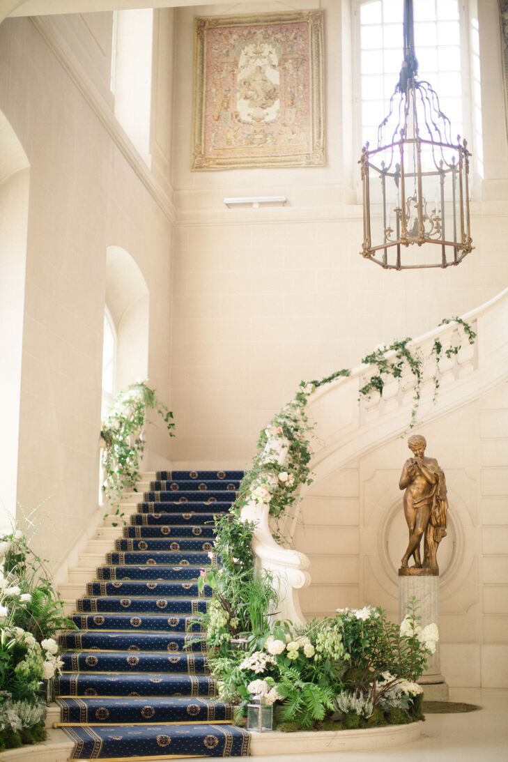 Vine-Wrapped Staircase